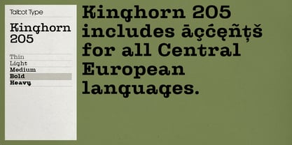 Kinghorn 205 Font Poster 9