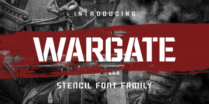 Wargate Font Poster 1