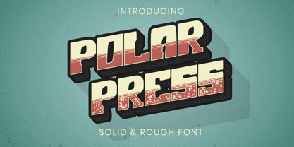 Polar Press Font Poster 1