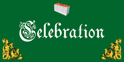 Celebration Font Poster 1