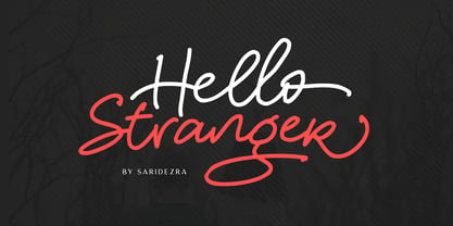 Hello Stranger Font Poster 1