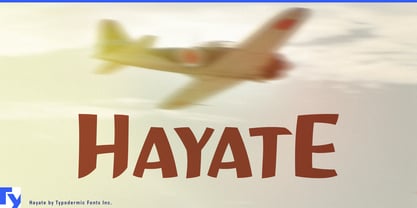 Hayate Font Poster 1