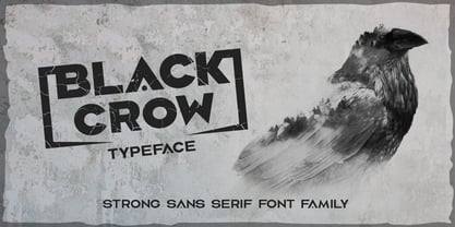 Black Crow Font Poster 1