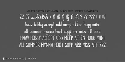 Meep Font Poster 6