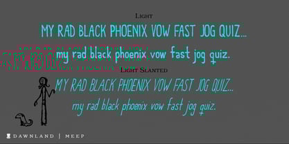 Meep Font Poster 2