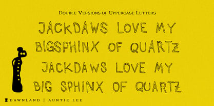 Auntie Lee Font Poster 4