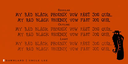 Uncle Lee Font Poster 2