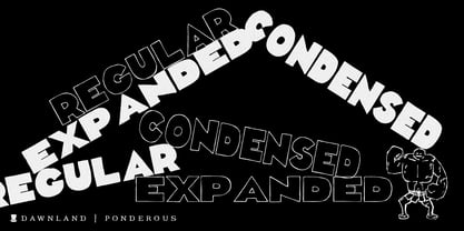 Ponderous Font Poster 3