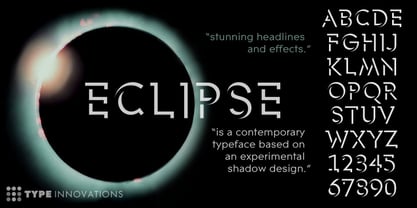 Eclipse Font Poster 1