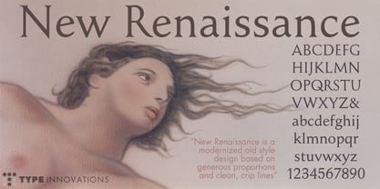 New Renaissance Font Poster 1