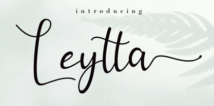 Leytta Font Poster 1