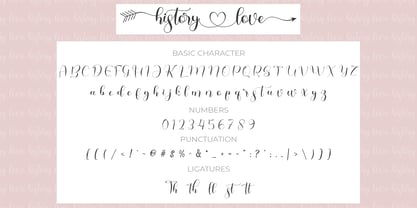 History Love Font Poster 3