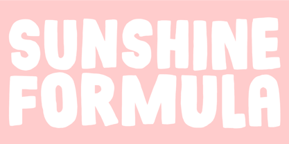 Sunshine Formula Font Poster 1