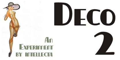 Deco Experiment 2 Font Poster 1