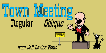 Town Meeting JNL Font Poster 1