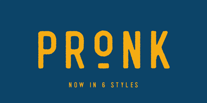Pronk Family Font Poster 1