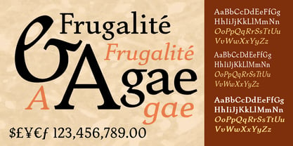 Frugality Pro Font Poster 2