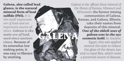 Galena Pro Font Poster 4