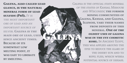 Galena Pro SC Font Poster 5