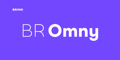 BR Omny Font Poster 1