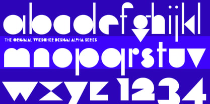 Alpha One Font Poster 6