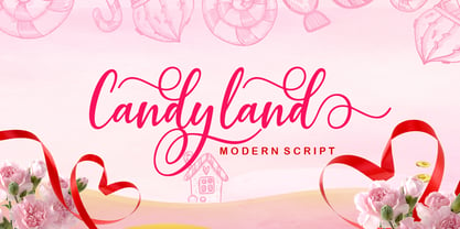 Candyland Font Poster 1