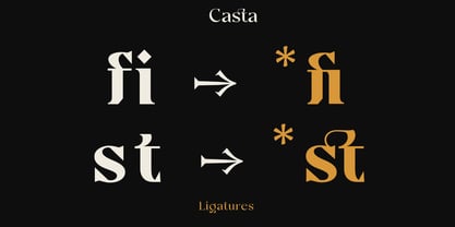 Casta Font Poster 12