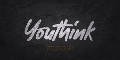 Youthink Font Poster 1