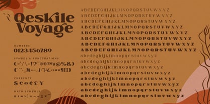 Qeskile Voyage Font Poster 14