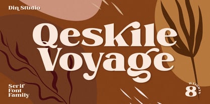 Qeskile Voyage Font Poster 1