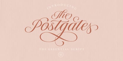 The Postgates Font Poster 1