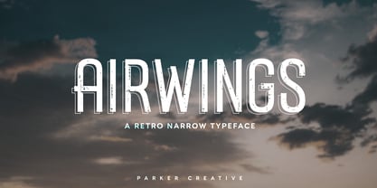 Airwings Font Poster 1