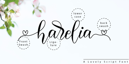 Harelia Font Poster 10