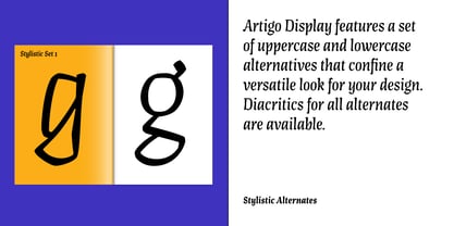 Artigo Display Font Poster 13