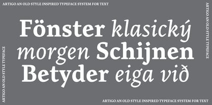 Artigo Font Poster 13