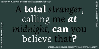 Artigo Font Poster 10