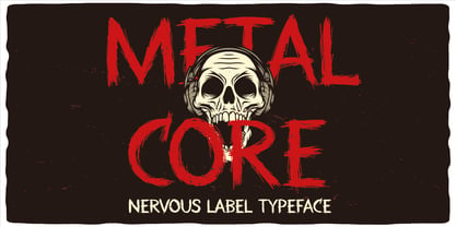 Metal Core Font Poster 4