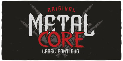 Metal Core Font Poster 1