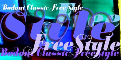 Bodoni Classic Free Style Font Poster 2
