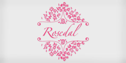 Rosedal Font Poster 2