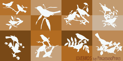 LoveBirds Font Poster 2