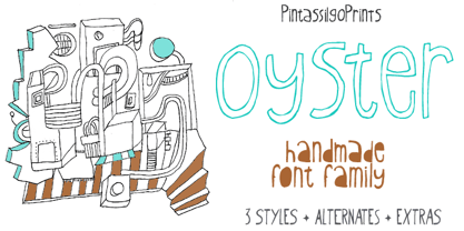 Oyster Font Poster 1