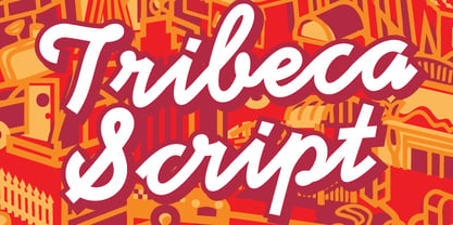 Tribeca Script Font Poster 1