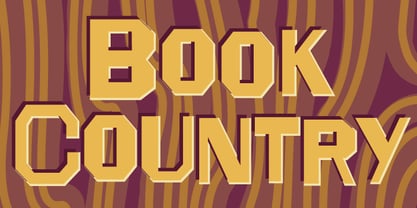 Book Country Font Poster 1
