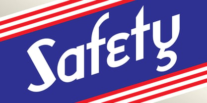 Safety Font Poster 1
