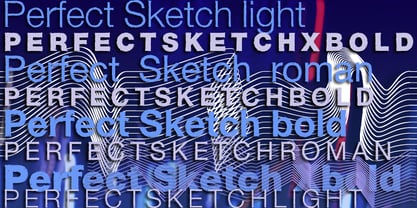 Perfect Sketch Font Poster 1