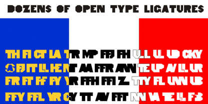 Heptagon French Font Poster 3