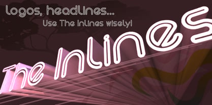 The Inlines Font Poster 1
