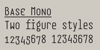 EB Base Mono Font Poster 1