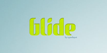 Glide Font Poster 1